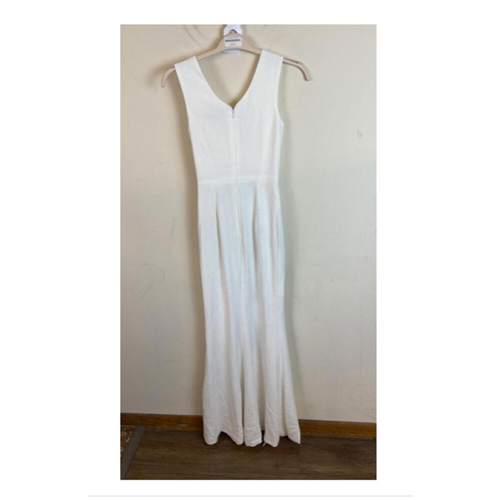 Dress the Population White V-Neck Maxi Dress - Picture 3 of 3